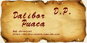 Dalibor Puača vizit kartica